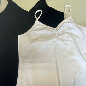 Torrid camisoles (one black and one white)